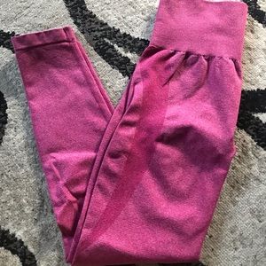 Nvgtn pink contour leggings